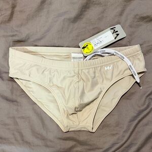 NWT | Modus Vivendi | Classic Swim Brief Light Tan